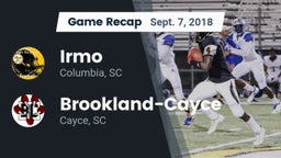 Recap: Irmo  vs. Brookland-Cayce  2018