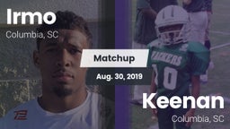 Matchup: Irmo vs. Keenan  2019