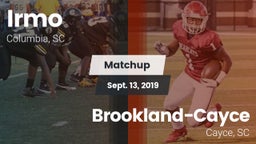Matchup: Irmo vs. Brookland-Cayce  2019