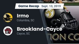 Recap: Irmo  vs. Brookland-Cayce  2019