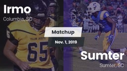 Matchup: Irmo vs. Sumter  2019