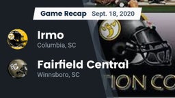 Recap: Irmo  vs. Fairfield Central  2020