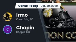 Recap: Irmo  vs. Chapin  2020