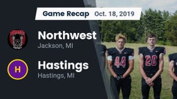 Recap: Northwest  vs. Hastings  2019