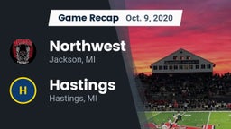 Recap: Northwest  vs. Hastings  2020
