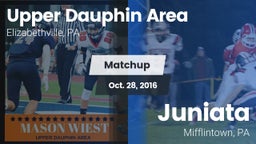 Matchup: Upper Dauphin Area vs. Juniata  2016