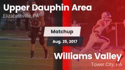 Matchup: Upper Dauphin Area vs. Williams Valley  2017