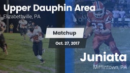 Matchup: Upper Dauphin Area vs. Juniata  2017