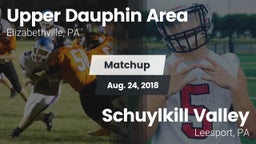 Matchup: Upper Dauphin Area vs. Schuylkill Valley  2018