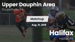 Matchup: Upper Dauphin Area vs. Halifax  2018