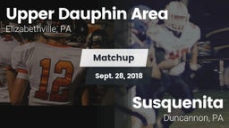 Matchup: Upper Dauphin Area vs. Susquenita  2018