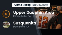 Recap: Upper Dauphin Area  vs. Susquenita  2018