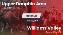 Matchup: Upper Dauphin Area vs. Williams Valley  2018