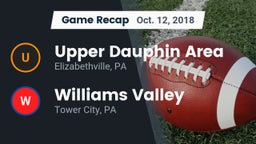 Recap: Upper Dauphin Area  vs. Williams Valley  2018
