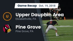 Recap: Upper Dauphin Area  vs. Pine Grove  2018
