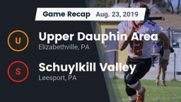Recap: Upper Dauphin Area  vs. Schuylkill Valley  2019
