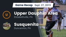 Recap: Upper Dauphin Area  vs. Susquenita  2019