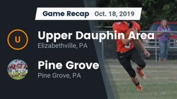 Recap: Upper Dauphin Area  vs. Pine Grove  2019