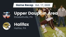 Recap: Upper Dauphin Area  vs. Halifax  2020
