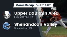 Recap: Upper Dauphin Area  vs. Shenandoah Valley  2022