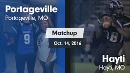 Matchup: Portageville vs. Hayti  2016