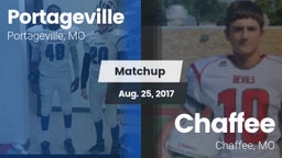 Matchup: Portageville vs. Chaffee  2017