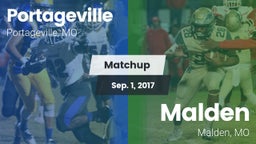 Matchup: Portageville vs. Malden  2017