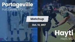 Matchup: Portageville vs. Hayti  2017
