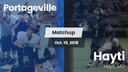 Matchup: Portageville vs. Hayti  2018