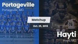 Matchup: Portageville vs. Hayti  2019