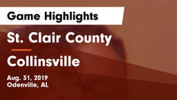 St. Clair County  vs Collinsville  Game Highlights - Aug. 31, 2019