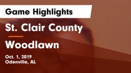 St. Clair County  vs Woodlawn  Game Highlights - Oct. 1, 2019
