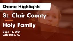 St. Clair County  vs Holy Family  Game Highlights - Sept. 16, 2021