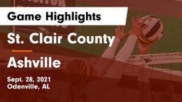 St. Clair County  vs Ashville  Game Highlights - Sept. 28, 2021