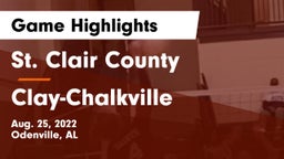 St. Clair County  vs Clay-Chalkville Game Highlights - Aug. 25, 2022