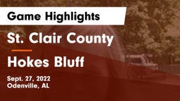 St. Clair County  vs Hokes Bluff Game Highlights - Sept. 27, 2022