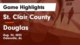 St. Clair County  vs Douglas  Game Highlights - Aug. 24, 2023