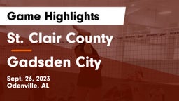 St. Clair County  vs Gadsden City  Game Highlights - Sept. 26, 2023
