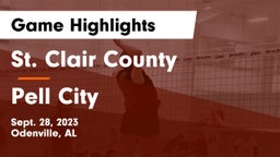 St. Clair County  vs Pell City  Game Highlights - Sept. 28, 2023