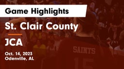 St. Clair County  vs JCA Game Highlights - Oct. 14, 2023