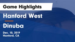 Hanford West  vs Dinuba  Game Highlights - Dec. 10, 2019
