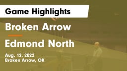 Broken Arrow  vs Edmond North  Game Highlights - Aug. 12, 2022