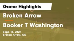 Broken Arrow  vs Booker T Washington  Game Highlights - Sept. 13, 2022