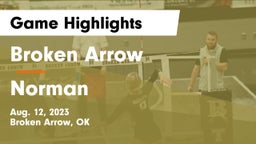 Broken Arrow  vs Norman Game Highlights - Aug. 12, 2023