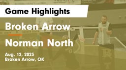 Broken Arrow  vs Norman North Game Highlights - Aug. 12, 2023