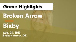 Broken Arrow  vs Bixby Game Highlights - Aug. 25, 2023