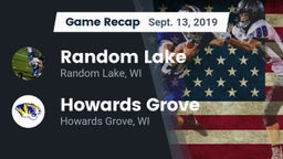 Recap: Random Lake  vs. Howards Grove  2019