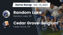 Recap: Random Lake  vs. Cedar Grove-Belgium  2021