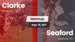Matchup: Clarke vs. Seaford  2017