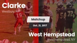 Matchup: Clarke vs. West Hempstead  2017